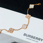 [⭐Miroze ]New CLOVER WHITE PEARL MOP 5 MOTIF BRACELET COLLECTION