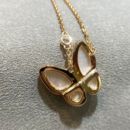 [⭐Miroze]BUTTERFLY MOP DIAMOND NECKLACE