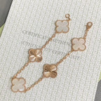[⭐Miroze ]New CLOVER WHITE PEARL MOP 5 MOTIF BRACELET COLLECTION