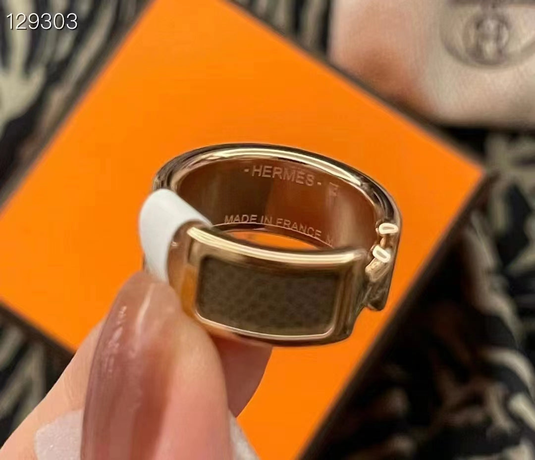⭐Miroze OLYMPE PINK GOLD RING