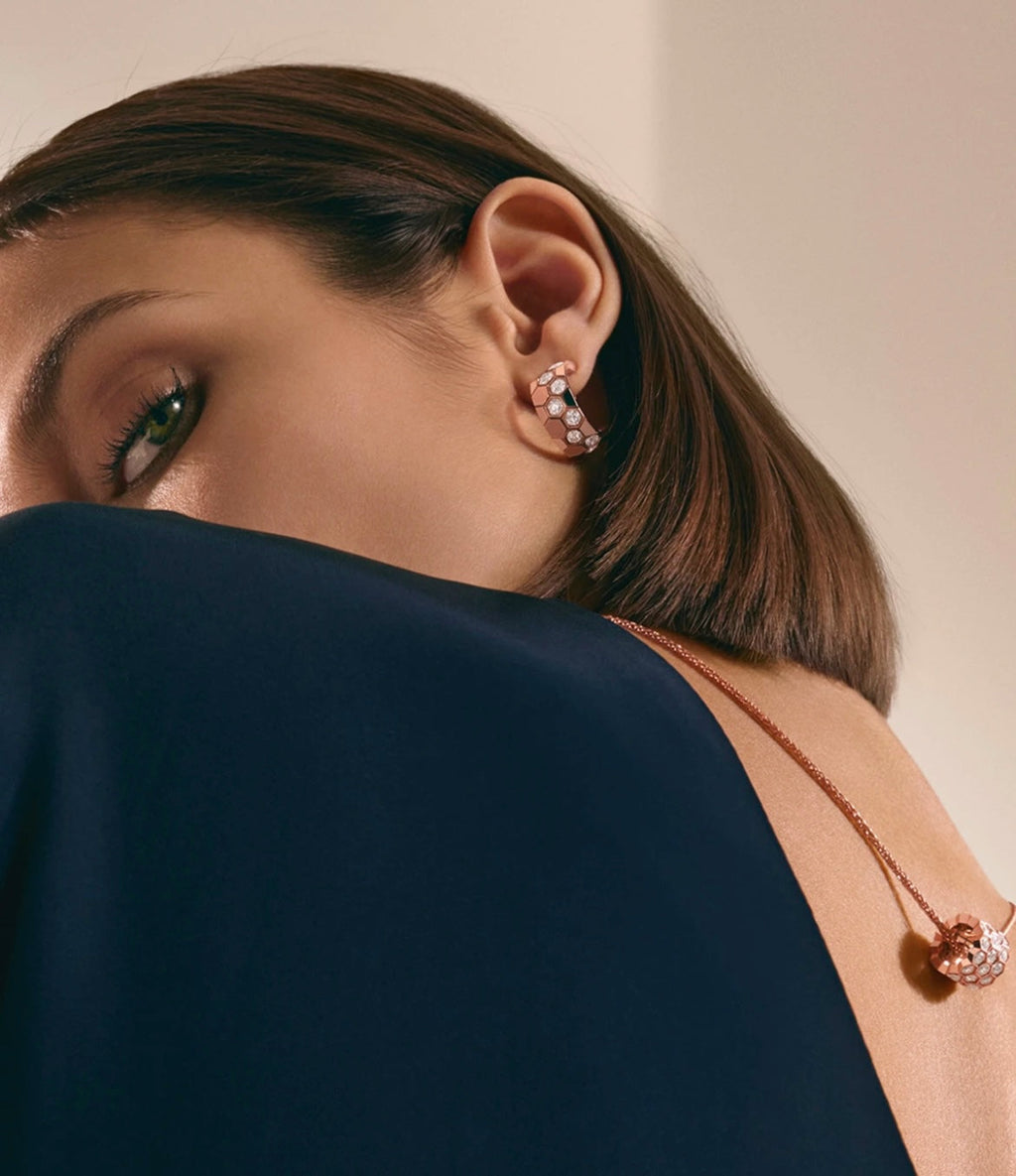 ⭐Miroze BEE LOVE DIAMOND HOOP EARRINGS