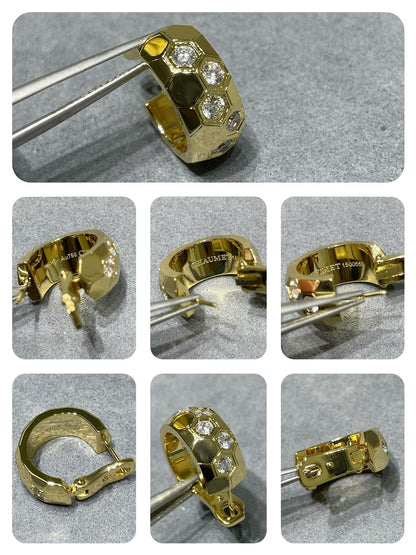 [⭐Miroze]BEE LOVE DIAMOND HOOP EARRINGS