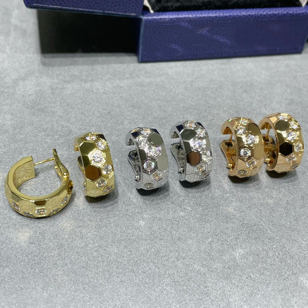⭐Miroze BEE LOVE DIAMOND HOOP EARRINGS