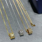 ⭐Miroze BEE LOVE DIAMOND PAVED 3 ROW NECKLACE