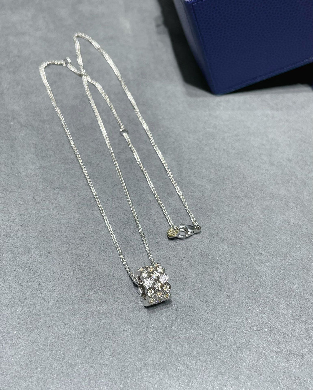 ⭐Miroze BEE LOVE DIAMOND PAVED 3 ROW NECKLACE