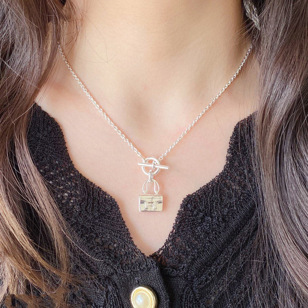 ⭐Miroze CONSTANCE PEDANT SILVER NECKLACE