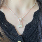 ⭐Miroze CONSTANCE PEDANT SILVER NECKLACE