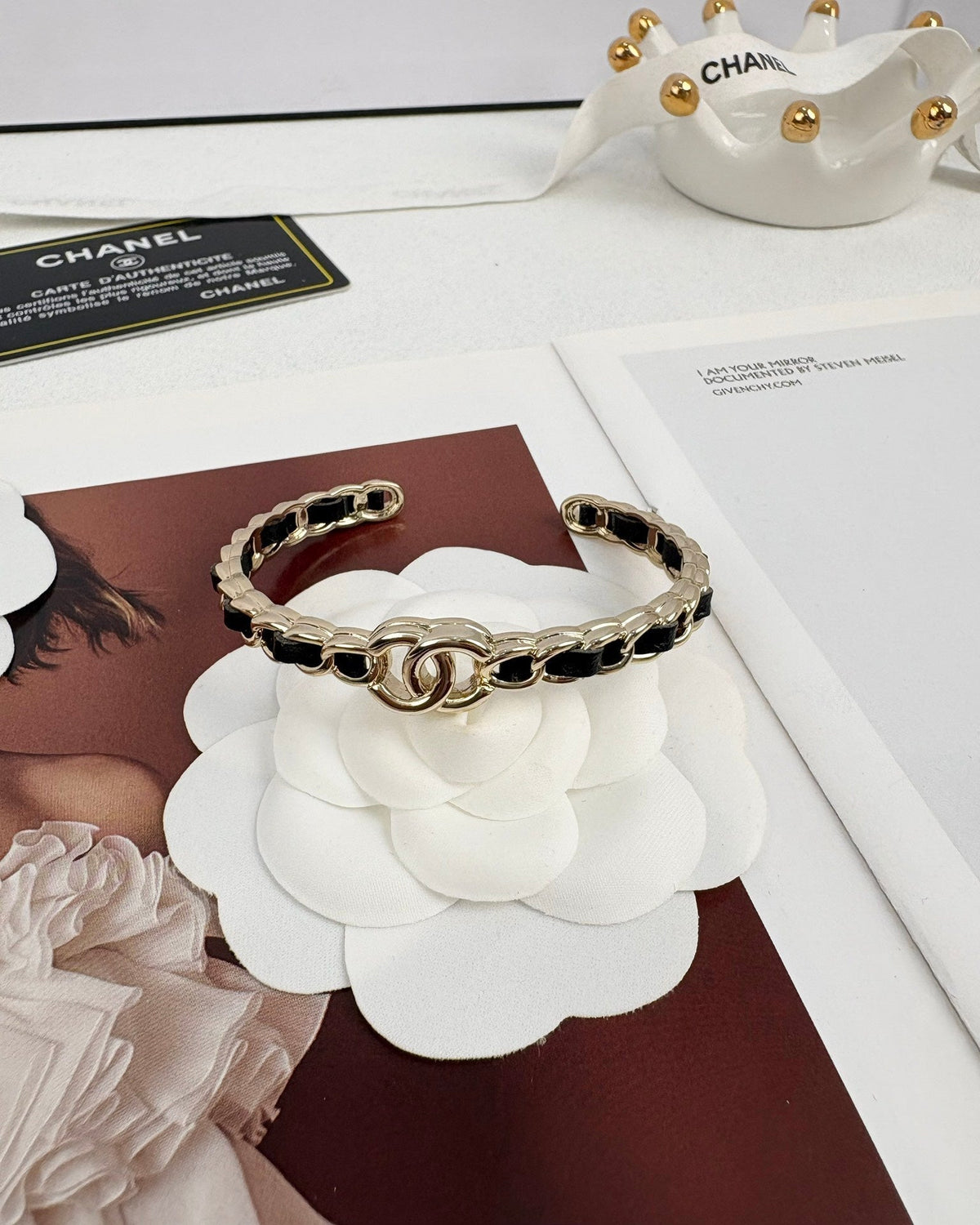 [⭐Miroze]Double C Open Bangle