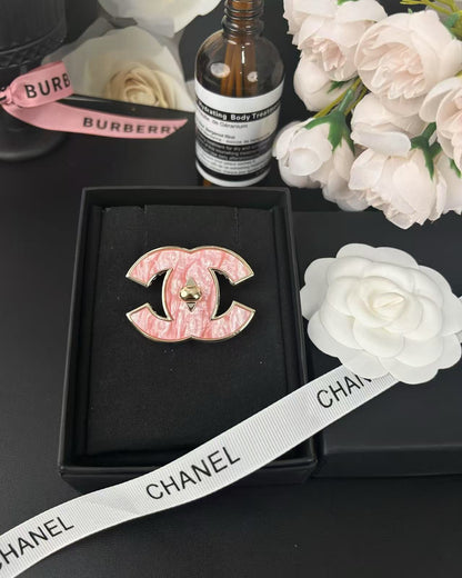 [⭐Miroze]Pink Resin Classic Brooch 5cm