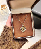 [⭐Miroze] B.C.L ENAMEL ROTATING SINGLE-DIAMOND NECKLACE£¨Various colors£©