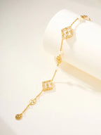 [⭐Miroze]B.C.L ENAMELED Three-Flower Bracelet£¨Trumpet)