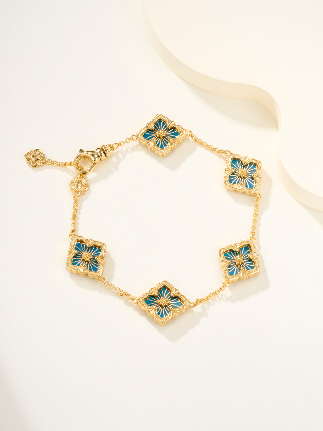 [⭐Miroze]B.C.L ENAMELED Five-Flower Bracelet（Various Colors)