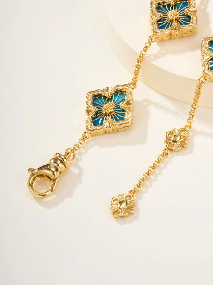 [⭐Miroze]B.C.L ENAMELED Five-Flower Bracelet£¨Various Colors)