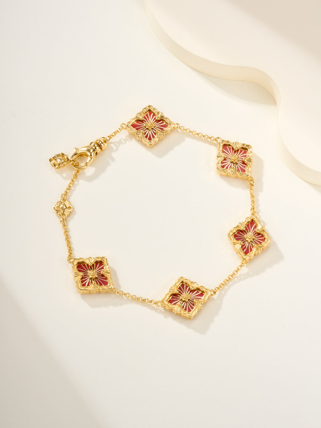 [⭐Miroze]B.C.L ENAMELED Five-Flower Bracelet（Various Colors)