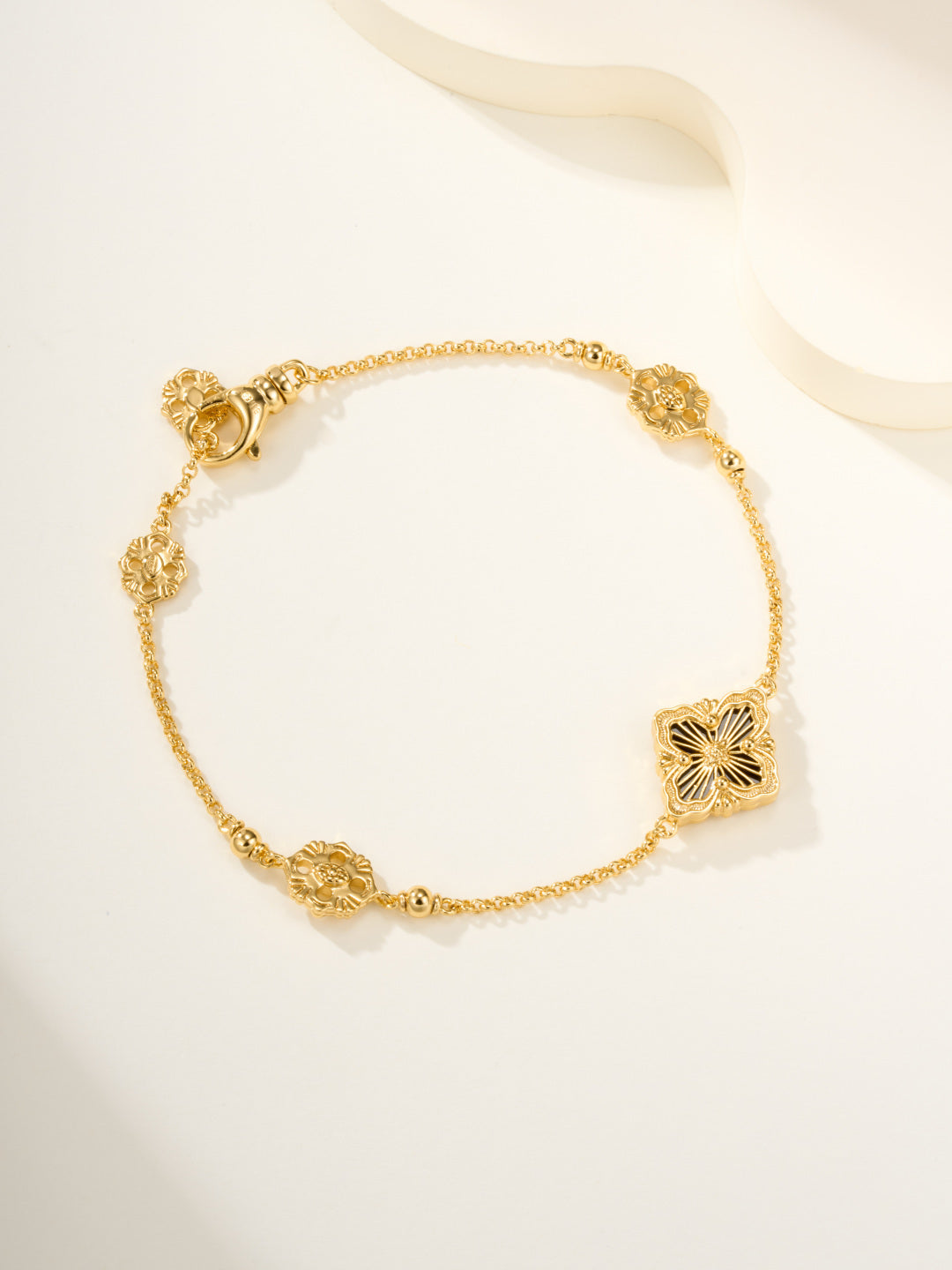 [⭐Miroze]B.C.L ENAMELED One-Flower Bracelet（Various Colors)