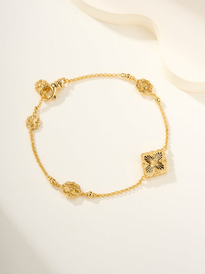 [⭐Miroze]B.C.L ENAMELED One-Flower Bracelet（Various Colors)