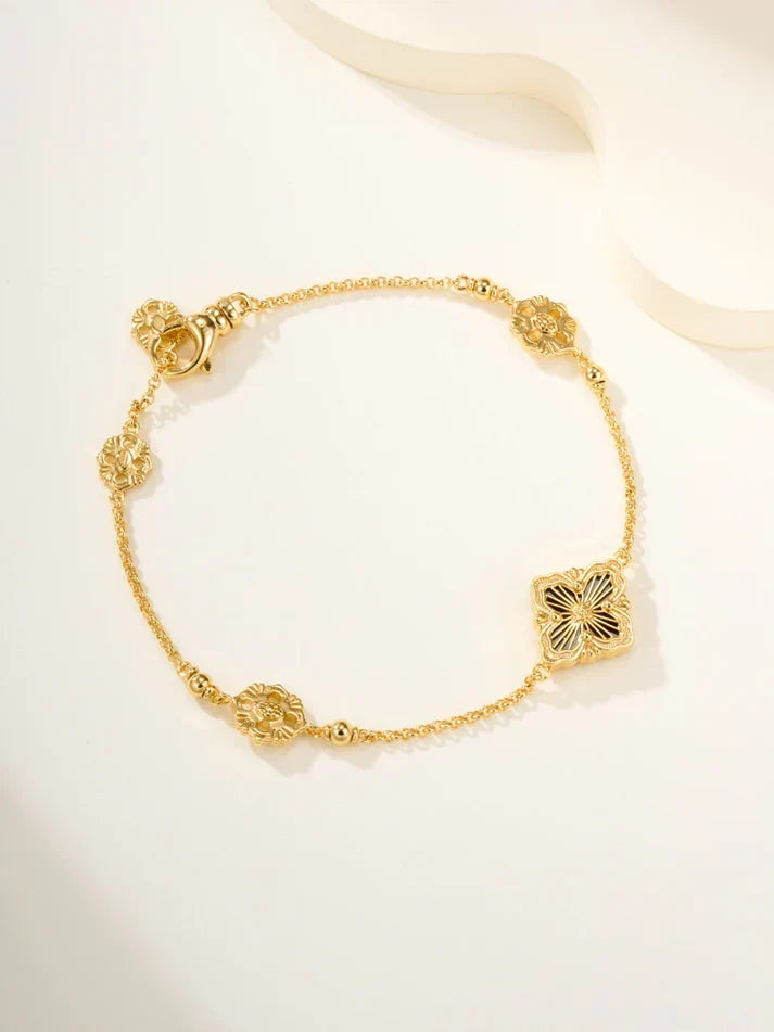 [⭐Miroze]B.C.L ENAMELED One-Flower Bracelet£¨Various Colors)