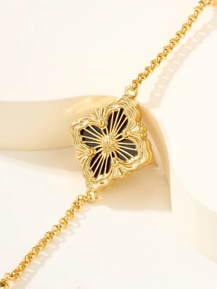 [⭐Miroze]B.C.L ENAMELED One-Flower Bracelet£¨Various Colors)