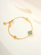 [⭐Miroze]B.C.L ENAMELED One-Flower Bracelet£¨Various Colors)