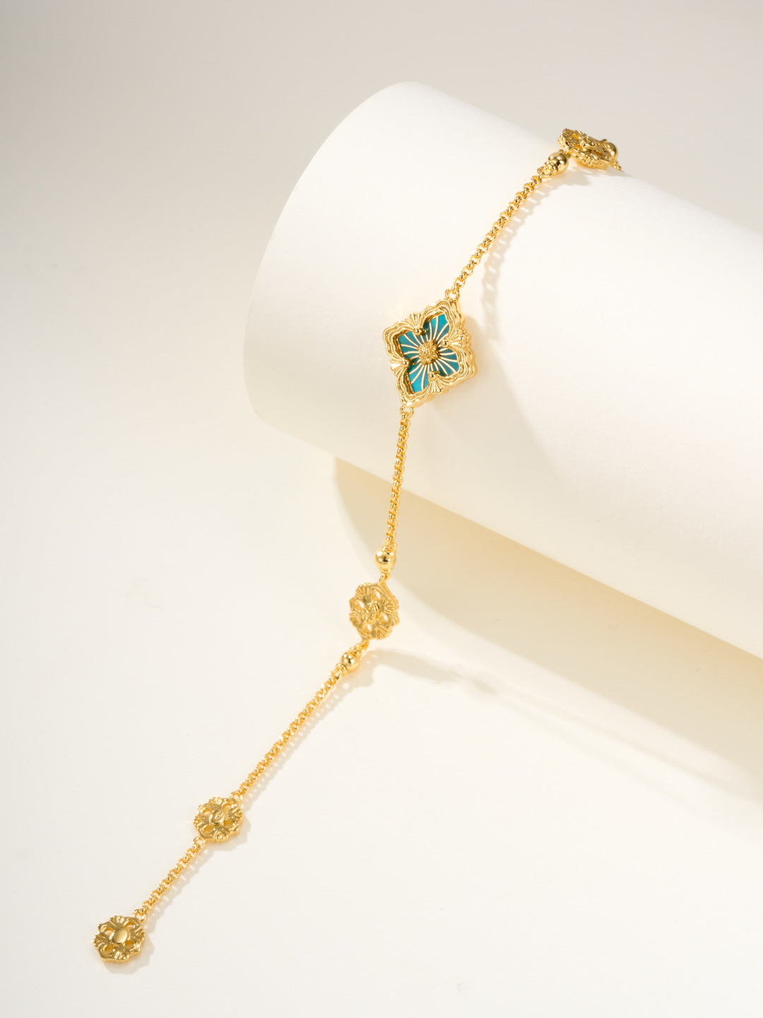 [⭐Miroze]B.C.L ENAMELED One-Flower Bracelet（Various Colors)