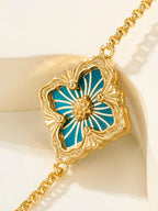[⭐Miroze]B.C.L ENAMELED One-Flower Bracelet£¨Various Colors)