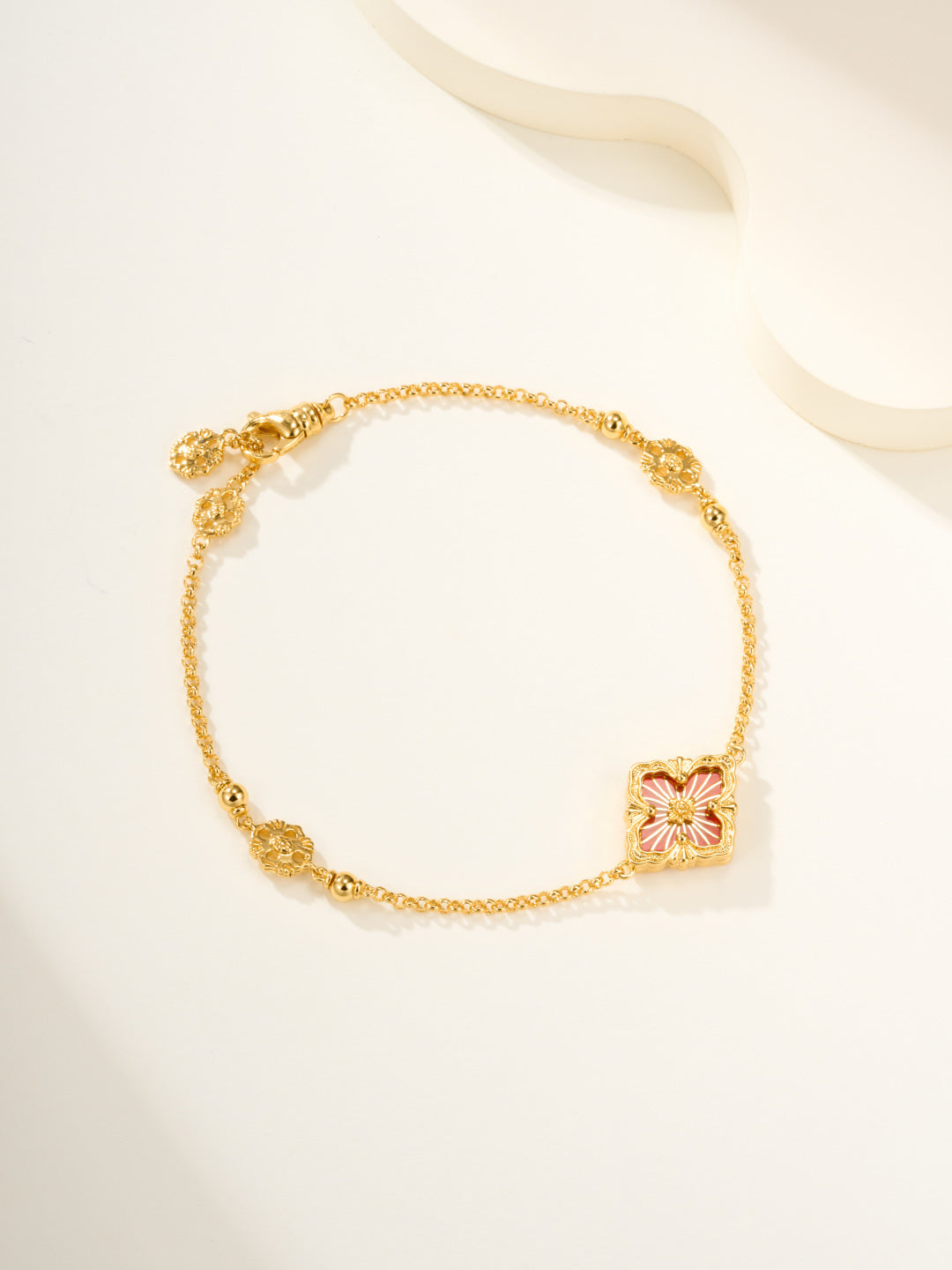 [⭐Miroze]B.C.L ENAMELED One-Flower Bracelet（Various Colors)