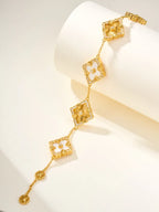 [⭐Miroze]B.C.L ENAMELED Five-Flower Bracelet£¨Various Colors) BIG SIZE