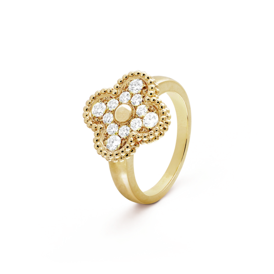 [⭐Miroze]CLOVER DIAMOND RING