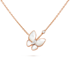 ⭐Miroze BUTTERFLY MOP DIAMOND NECKLACE