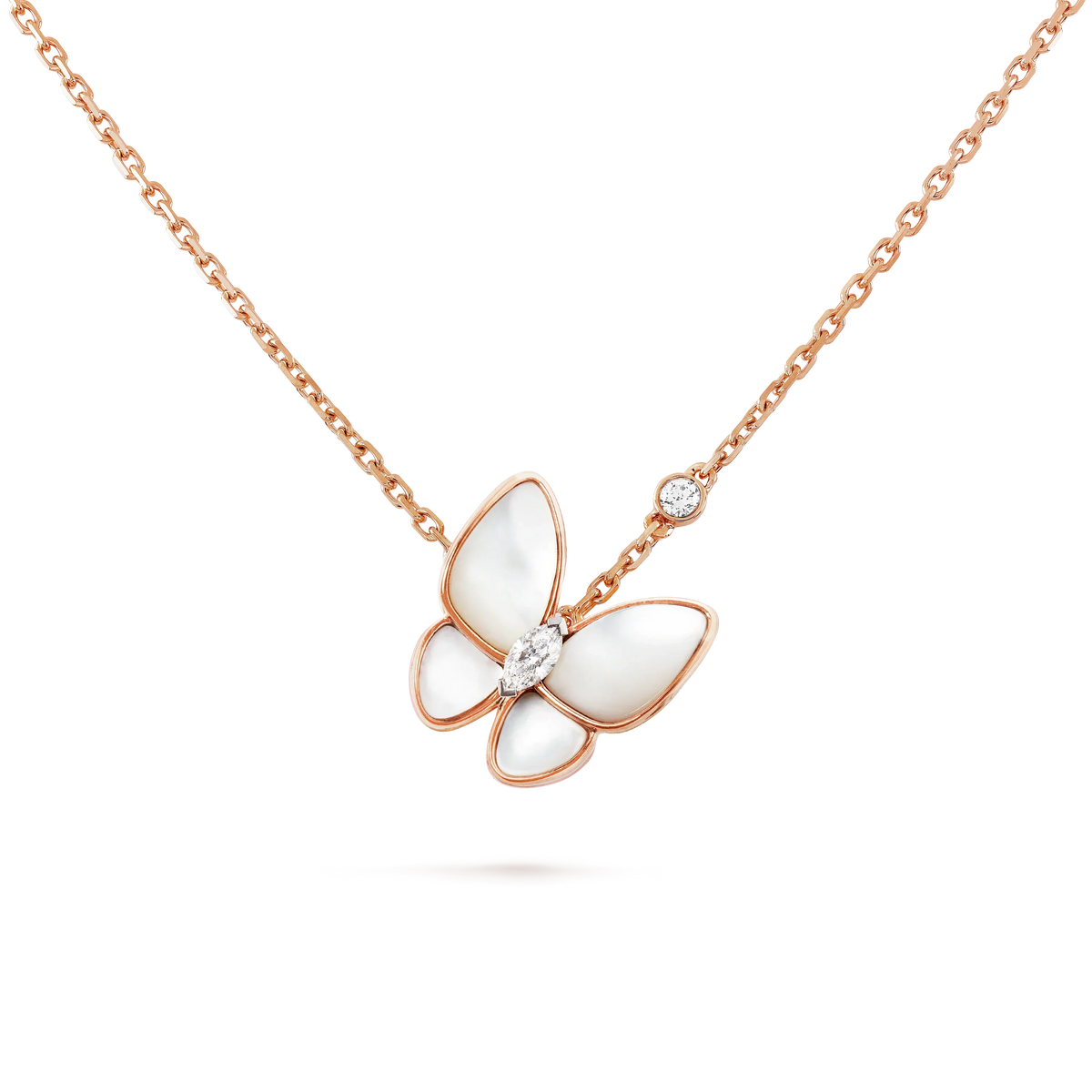 [⭐Miroze]BUTTERFLY MOP DIAMOND NECKLACE