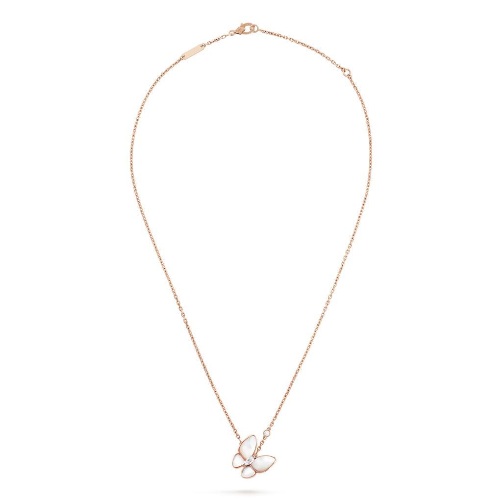 ⭐Miroze BUTTERFLY MOP DIAMOND NECKLACE