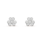 ⭐Miroze CLOVER COMOS DIAMOND EARRINGS SILVER
