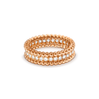 ⭐Miroze PERLEE DIAMOND ROSE GOLD RING