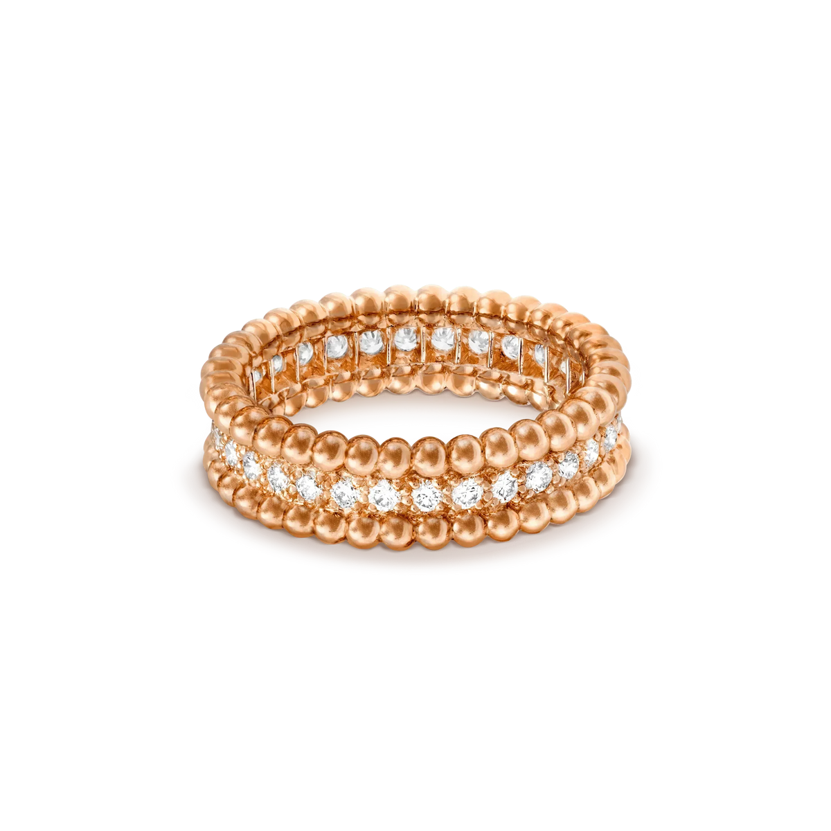 [⭐Miroze]PERLEE DIAMOND ROSE GOLD RING