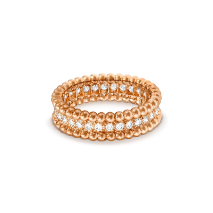 [⭐Miroze]PERLEE DIAMOND ROSE GOLD RING