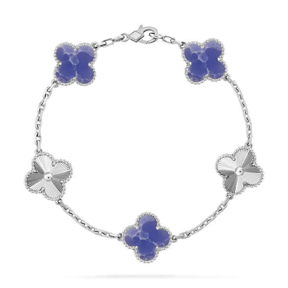 [⭐Miroze]CLOVER 5 MOTIF BLUE VEINS BRACELET COLLECTION