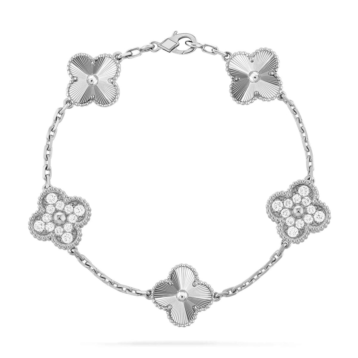 [⭐Miroze ]New  CLOVER 5 MOTIF LASER BRACELET COLLECTION