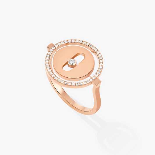 [⭐Miroze]Demo MOVE PINK GOLD DIAMOND RING