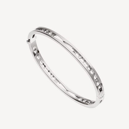 [⭐Miroze]ZERO 1 SPIRAL LOGO SILVER BRACELET