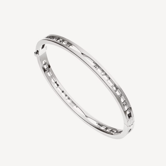 [⭐Miroze]ZERO 1 SPIRAL LOGO SILVER BRACELET