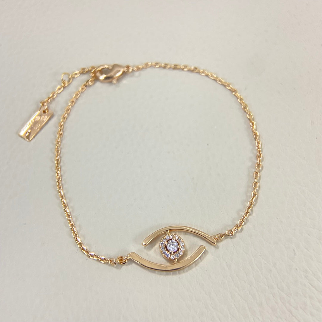 [⭐Miroze]Demo Eye Pave-Set Diamond Bracelet