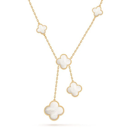 [⭐Miroze]CLOVER MOTHER OF PEARL NECKLACE 6 MOTIF