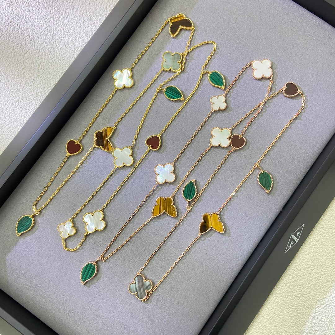 [⭐Miroze ] Lucky Alhambra Long Necklace-12 Designs
