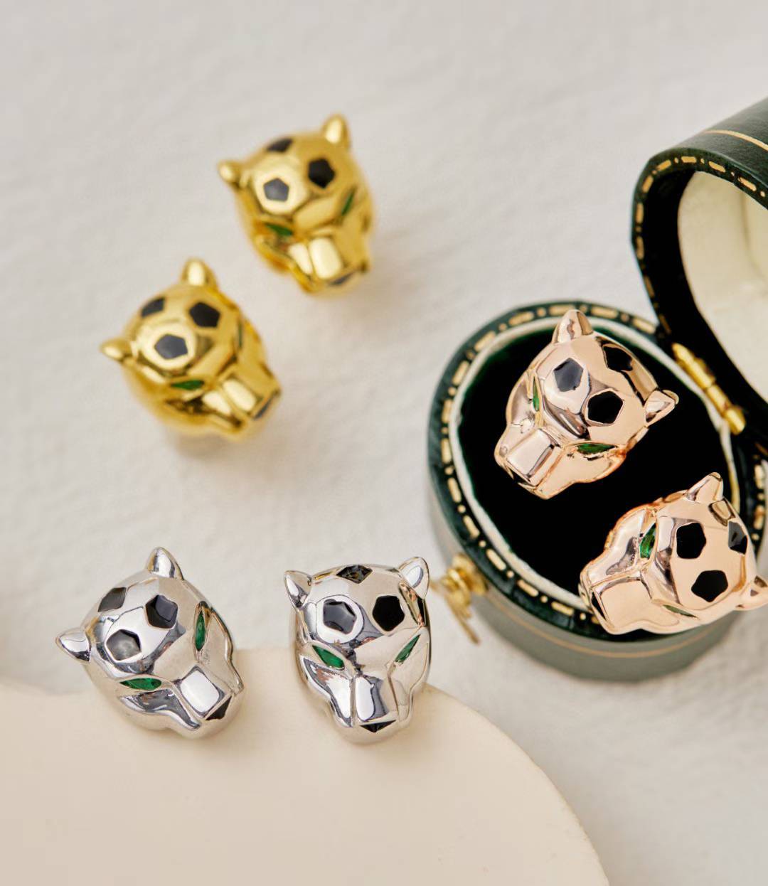 [⭐Miroze]CHRRTAH-PRINT STUD EARRINGS, THREE COLORS