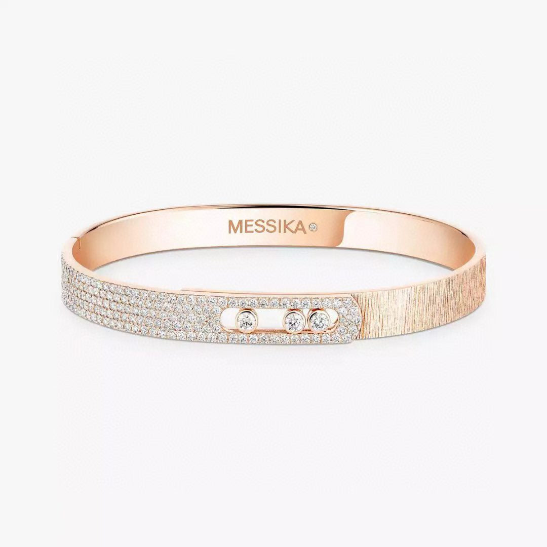 [⭐Miroze ] 2026 BRAND-NEW FROSTED BRACELET WITH DIAMONDS THREE COLORS