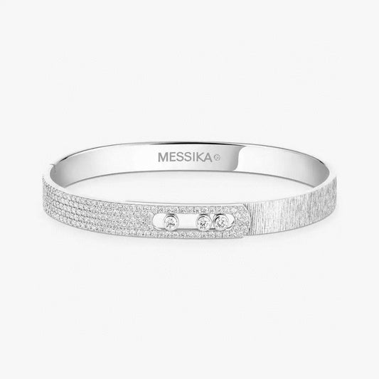 [[⭐Miroze] ] 2026 BRAND-NEW FROSTED BRACELET WITH DIAMONDS THREE COLORS
