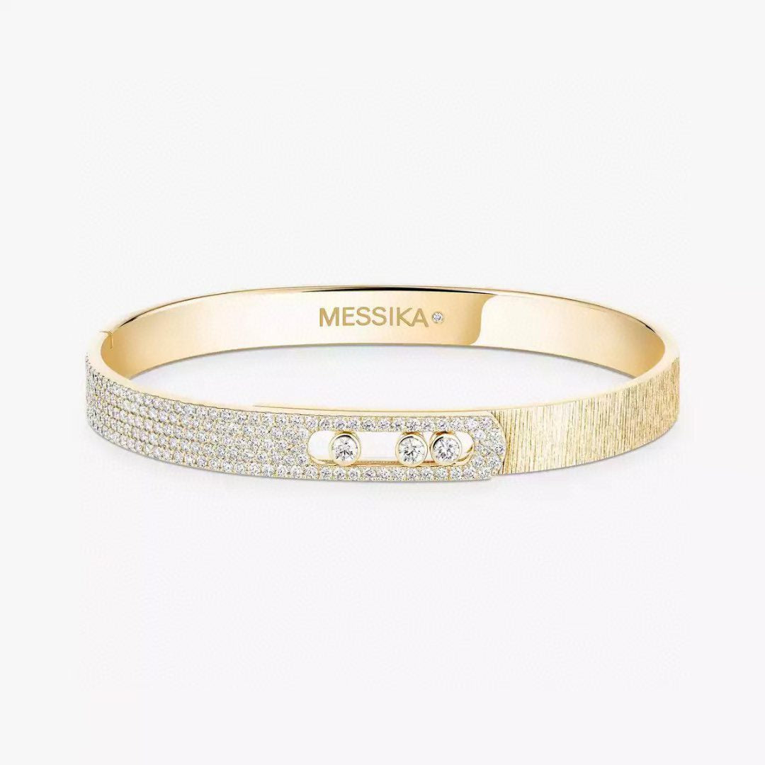 [⭐Miroze ] 2026 BRAND-NEW FROSTED BRACELET WITH DIAMONDS THREE COLORS