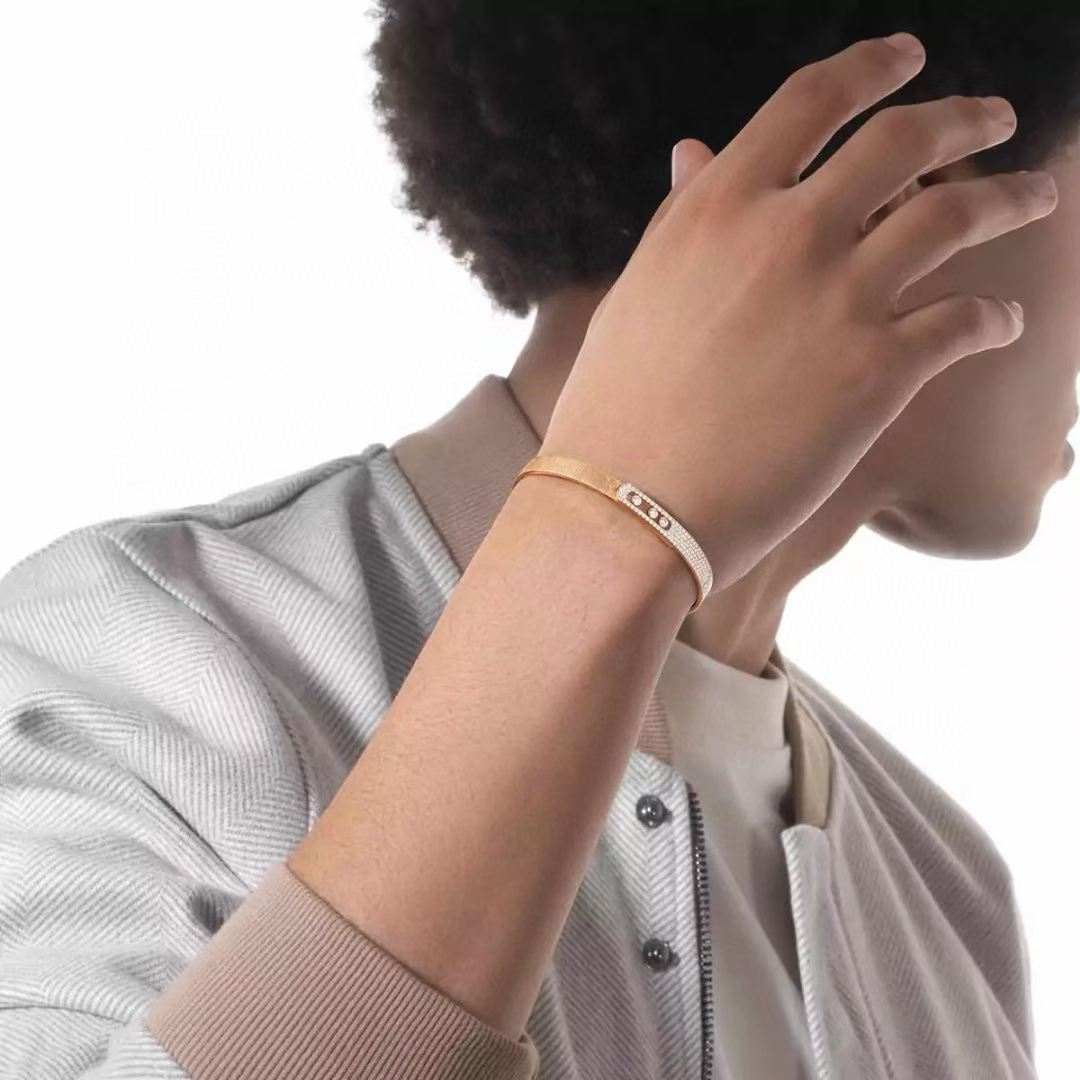 [⭐Miroze ] 2026 BRAND-NEW FROSTED BRACELET WITH DIAMONDS THREE COLORS