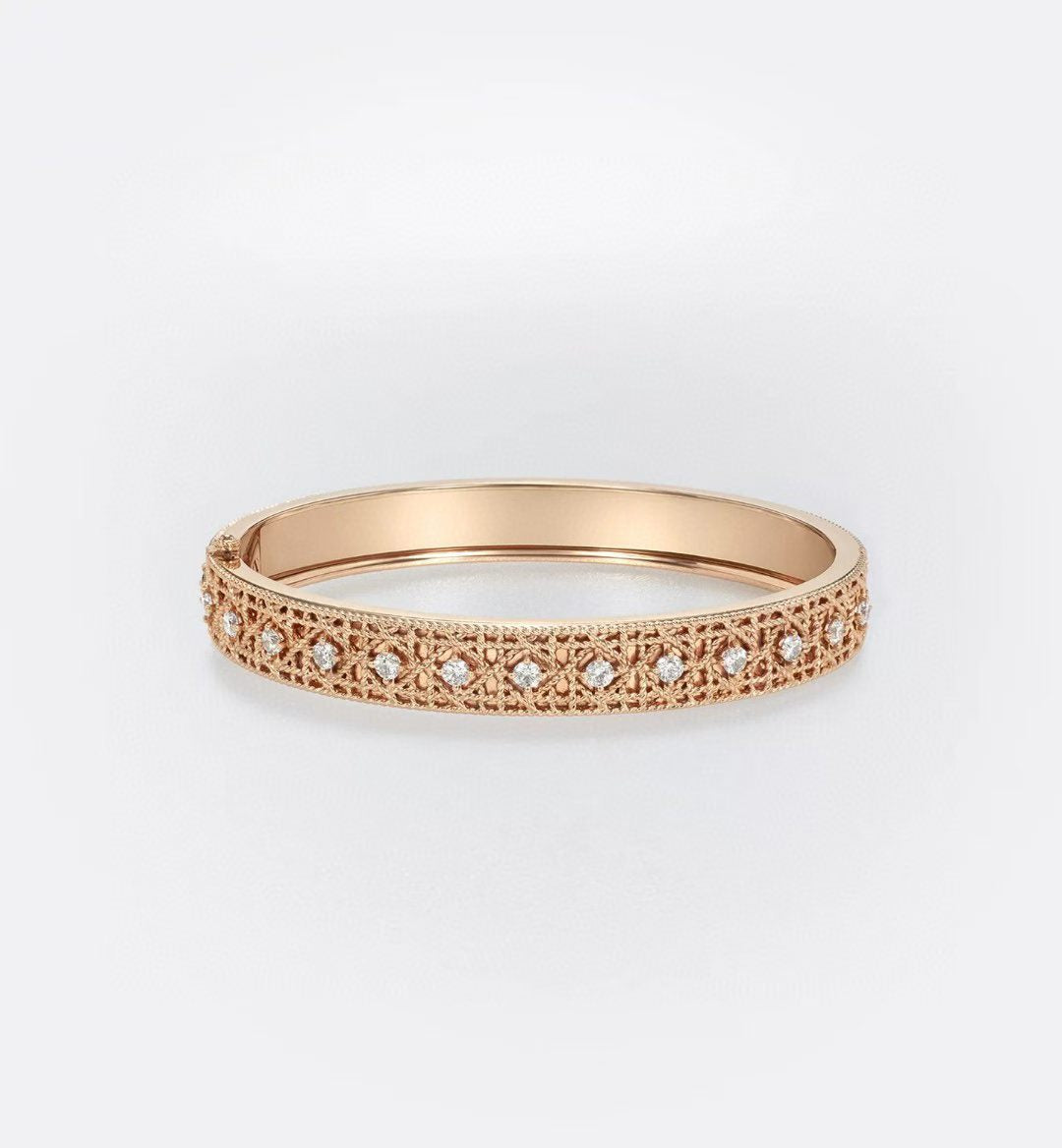 [⭐Miroze]2026 WOVEN-PATTERN BRACELET SET WITH FULL DIAMOND INLAY THREE-COLORS