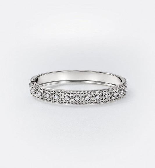 [⭐Miroze]2026 WOVEN-PATTERN BRACELET SET WITH FULL DIAMOND INLAY THREE-COLORS